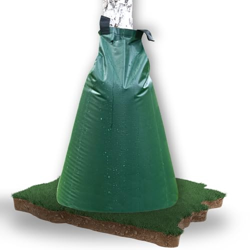 dm-folien Baumbewässerungsbeutel I 100 Liter I 5 Stück I Bewässerungssack aus robustem PVC I Baumsack zur Bewässerung von Bäumen I UV-beständiger & reißfester Bewässerungsbeutel