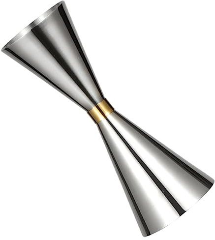 PRETYZOOM Vaso Medidor De Alcohol De Precisión Jigger De Acero Inoxidable 304 Herramienta De Barra De Taza Medidora Doble Para Una Medición Precisa
