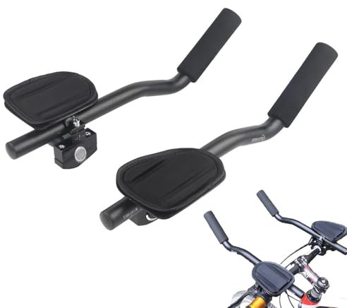Fahrrad-Rest-Lenker - Fahrradauflage Lenker Fahrrad TT Lenker | Aero-Lenker aus Aluminiumlegierung, stabile Fahrrad-Reststange, Fahrradlenker für und Langstrecken-Reiseräder