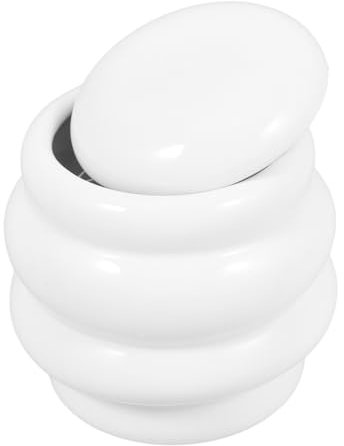 PRETYZOOM Ceramic Honey Jar Lid Cute Ceramic Food Storage Jars for Tea Sugar Snacks Airtight Sealed Tea Container