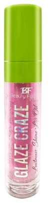 Beauty Forever Glaze Craze Lustrous Shine Lip Oil, Non Sticky Lip Gloss with Flavours, 6mls (02 Rose Pink, Pack of 1)