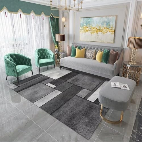 RUGMRZ Balkon Bodenbelag Kinderteppiche Mädchen Grauer Jugendzimmerteppich bequem schimmelresistent kann angepasst Werden Deko Jugendzimmer Jungen Teppich Terrasse Outdoor 180X250CM