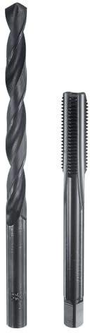 QUARKZMAN Set di Punte e Maschi per Filettare, Maschio M8 x 1 Metrico a Flauto Dritto & Punte da Trapano da 7.0mm, Kit Attrezzi per Filettatura in Acciaio HSS-6542