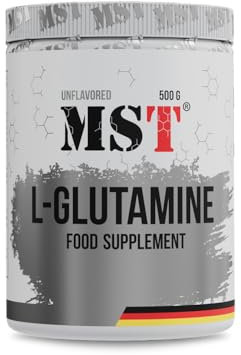 MST Nutrition L-Glutamin Pulver 500g reines L-Glutamin ohne Zusatzstoffe Unflavored Premium Qualität 100 Prozent vegan Made in Germany laborgeprüft