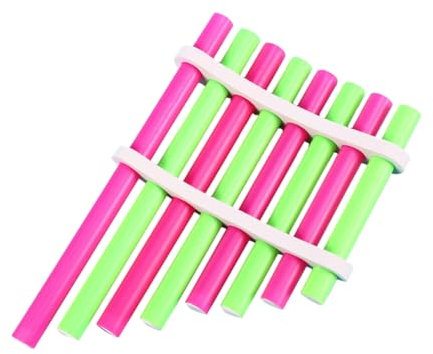 Kisangel 2satz Selbstgemachte Panflöte Für Junge Mädchen Wissenschaftliches Experimentierspielzeug Musikinstrument Bastelset Geeignet Für Innen Und Außenbereich Aus Kunststoff Und