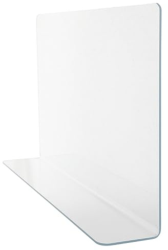 Kichvoe Paraschizzi Doccia Angolare in PVC per Vasca da Bagno Barriera Spruzzi Resistente e Facile da Installare Protezione Stabile per Bagno e Cucina
