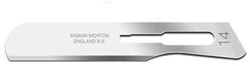 Swann Morton Carbon Steel Surgical Blade | No. 14 (Box of 100)