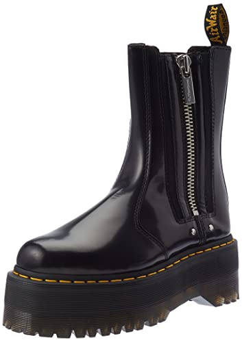 Dr. Martens Chelsea Boot, Kvinna, Svart polerad slät, 44 EU