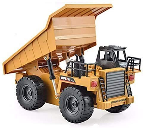 s-idee® S1540 Rc Kipper 6 Kanal Tieflader Truck 1:18 mit 2,4 GHz kippbare Ladefläche
