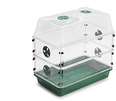 EarlyGrow MPL50119 Anzuchtkasten mit Höhenverlängerung, mittelgroß, bruchsicher, mit zwei Verlängerungen