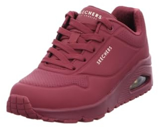 Skechers Uno Stand On Air, Scarpe da ginnastica Donna, Plum Durabuck Mesh, 38 EU