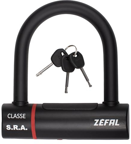 ZEFAL K-Traz U20S - Kompaktes Hochsicherheits Bügelschloss Fahrrad Schloss - Bicycle U Lock - Mini Fahrradschloss Bügel Maximale Sicherheit Für Fahrräder, Elektroroller, E-Bikes - SRA-zertifiziert