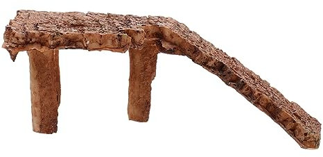 DOITOOL Turtle Basking Platform Aus Robustem Resin Dekorative Kletterrampe Für Schildkröten Und Reptilien Multifunktionale Aquarienlandschaft Für Terrarien Und Aquariengestaltung