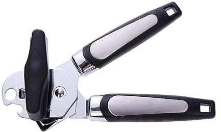 Cabilock Apriscatole 3 in 1 in Acciaio Inossidabile e Pp con Impugnatura Ergonomica Apribottiglie Multifunzione per Latta e Bottiglie Uso Domestico e Professionale