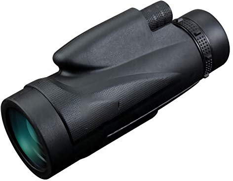 Telescopios portátiles monoculares de Tubo de Alta definición de 12x42 de Alta Potencia y Baja iluminación, monoculares equipados con un Adaptador de trípode, telescopio para Adultos Adecuado para ve