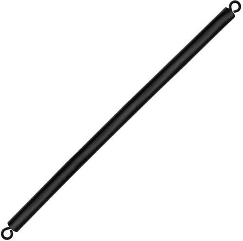 Pilates Bar, Detachable 3 Section 39 Inch Pilates Stick, Black Spreader Bar with 360° Swivel Loop End, Equipment for Home Exercise, Gym