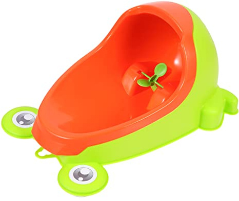BESTonZON Vasino per Ragazzo Ragazza Maschi in Plastica Pinwheel, Design Cartoon, Funziona da Orinatoio da Terra per Training al Bagno dei Ragazzi