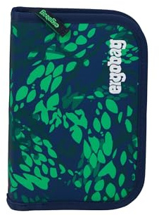 ergobag Astuccio rigido Set da 22 pezzi, matite colorate Lyra, scomparto per orario, scomparto per monete, righello