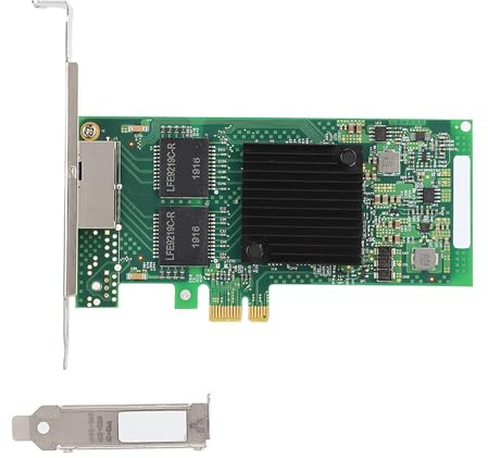 Fyearfly Carte réseau Gigabit Ethernet serveur double port, I350-T2V2 I350AM2 PCIE X1, augmente le transfert de données, solution économique pour une connectivité fiable
