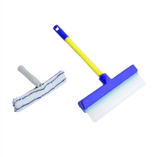 Violiica Lot de 2 serpillères de nettoyage ultra fines de 30,5 cm pour vitres de voiture et rétroviseurs avec essuie-glace en silicone sans traces