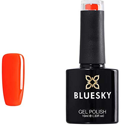 Bluesky Gel Polish, Burlesque Neon22, Orange, Gel Polish, 10ml