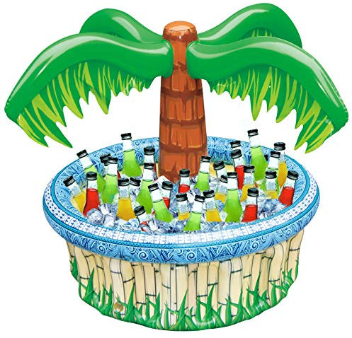 JOYIN 71 cm Inflatable Palm Tree Cooler, Beach Theme Party Décor, Party Supplies for Pool Party, Luau Party and Hawaiian Party