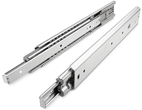 SOTECH 1 Paar Vollauszüge KV1-80-H53-L1000-SC 1000 mm | Belastbar bis 80 Kg Teleskopauszug mit Soft-Closing