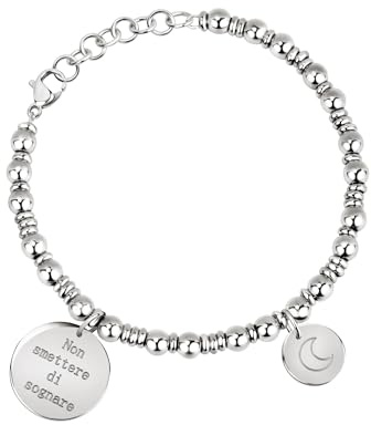 Bluespirit Bracciale da donna, Collezione GOOD VIBES, in Acciaio - P.31R505000900