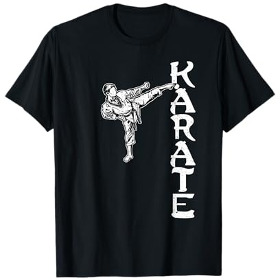 Karatè Kung-Fu Taekwondo Aikido Ju-Jutsu Karate Maglietta