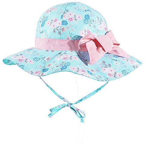 Hifot Baby solhatt barn solhatt baby UV skydd 50 solhatt pojke sommarmössa strand ventilerande sött mönster fiskehatt