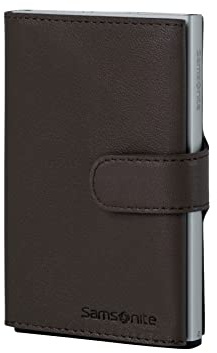 Samsonite Alu Fit SLG - plånbok, 10,2 cm, brun (mörkbrun)