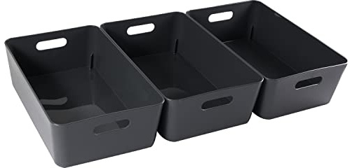 Unterbett Organizer Set 12cm hoch anthrazit passend Bettkasten 40x75cm Bett