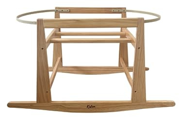 KidooCrafts Moses Korb ständer, ständer für moseskorb, Moseskorb Gestell, Holzständer von 1 Qualität
