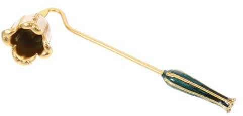 MUCKLILY Retro-kerzenlöscher-emaille-kerzenhülle Automatischer Kerzenlöscher Kerzenschneider-set Antiker Kerzenlöscher Kerzenlöscher-zubehör Dochtlöscher Aromatherapie Langen Griff Metall