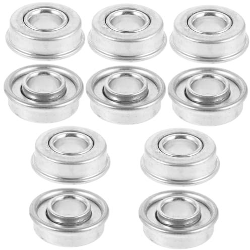 minkissy 10 Stück Rollstuhllager Vorderrad Gabellager Rollstuhl Vorderradlager Stahllager Rundlager Rollstuhllager Innenteile Gehhilfe Gabelschaftlager