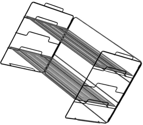 TEHAUX Metal File Organizer Für Schreibtisch Robuster Aktenhalter Effizienten Ablage Von Dokumenten Büchern Und Büromaterialien Für Büro Und Zuhause
