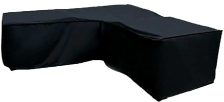 Housse Table De Jardin Housse de protection imperméable for canapé d'angle de jardin en forme de L, ensemble de protection for meubles de jardin Housse Salon De Jardin Exterieur(215x215x87cm)