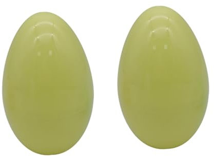 VICASKY 2stücke Simulationseier Für Ostern Bunte Gedrehte Eier Für Kreative Bastelideen Und Festliche Dekorationen Für Ostern Und Partys Farbe Zufällig