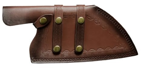 Cabilock Funda Protectora De Cuchillo Para Cocina Fundas Portátiles De Cuero Marrón Para Protección De Cuchillos De Uso Diario