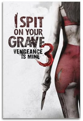 UWASCISF I Spit On Your Grave Movie Poster Poster Decorative Painting Canvas Wall Posters And Art Picture Print Modern Family Bedroom Decor Posters 12x18inch(30x45cm)