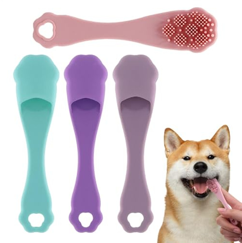 Tyinerc Finger tandborste för katter, hundfinger tandborste | Kitten Oral Cleaning Tool,borst finger tandborste för rengöring av husdjur och oral vård