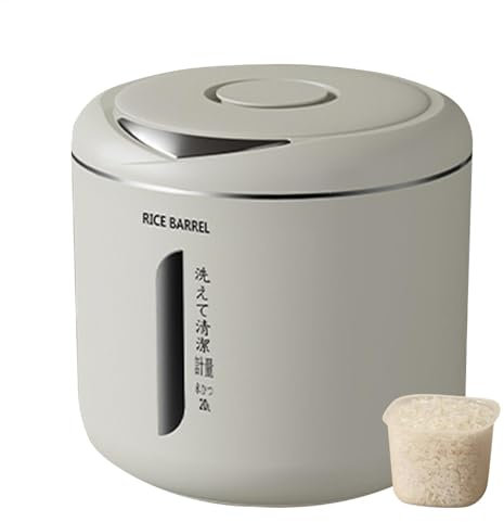 Récipient de stockage de céréales – Grand distributeur de riz, bac de rangement hermétique pour aliments | Boîte à céréales de 20 L, organisateur de garde-manger de cuisine, support de farine et