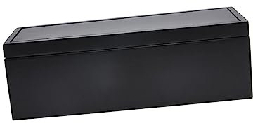 Black Wooden Cable Management Box for Socket Storage and Home Use