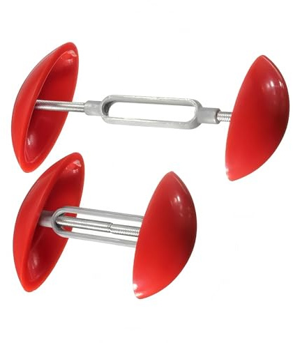 Gaaines 2 Pcs Shoe Stretchers for Women,Red Mini Adjustable Wide Feet Shoe Stretchers,Shoe Shaper for High Heel Sandal Leather Shoes(Red)