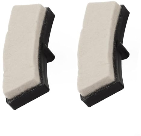 Paquete de 2 pastillas de freno de bicicleta estática para bicicleta estacionaria, almohadillas de resistencia de material de fieltro, accesorios de gimnasio, compatibles con equipos de fitness en el