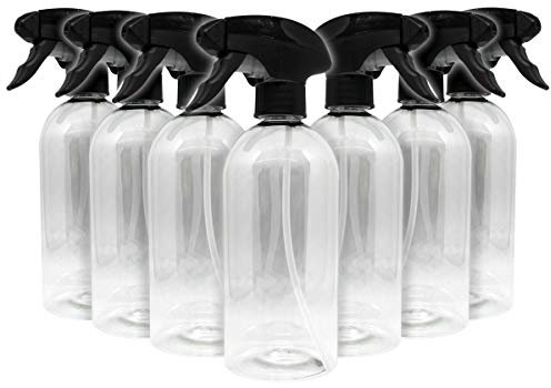 KABITEC HS-SPRÜHER klar 500ml - 7er-Pack, nachfüllbare Kunststoff Sprühflasche, Profi-Qualität, auslaufsicher - ideal für Haushalt und Garten