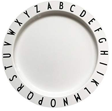 Design Letters Piatti per Bambini | Regali Bambini | Servizio piatti in Tritan Infrangibili | Stoviglie per bambini | Piatti bambini da dessert, colazione | Piatti Moderni Senza BPA/BPS