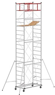 Gerüst Arbeitshöhe 7,10 m aus Stahl Serie M4 Lux 150 - Made in Italy I SCEDIL