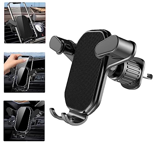 Car Phone Holder Stand Mount Accessories Universal for iPhone Cell Phone | Adjustable, Won't Come Off, Air Vent Installation