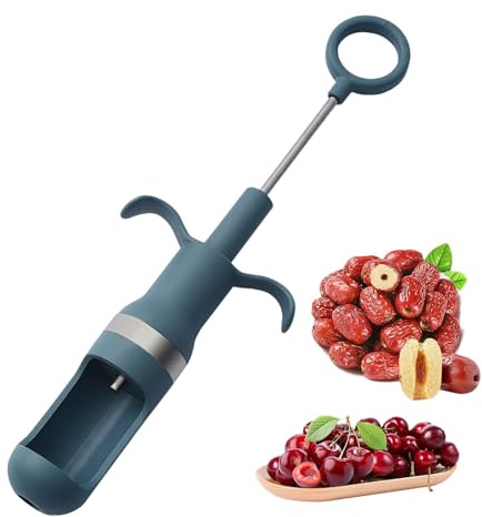 Cherry Pitter Tool | Stainless Steel Fruit Corer & Pitter Remover | Cherry Pit Remover, Ergonomic Corer Tool, Multi-Function Olive Pitter for Cherry, Grape, Red Date